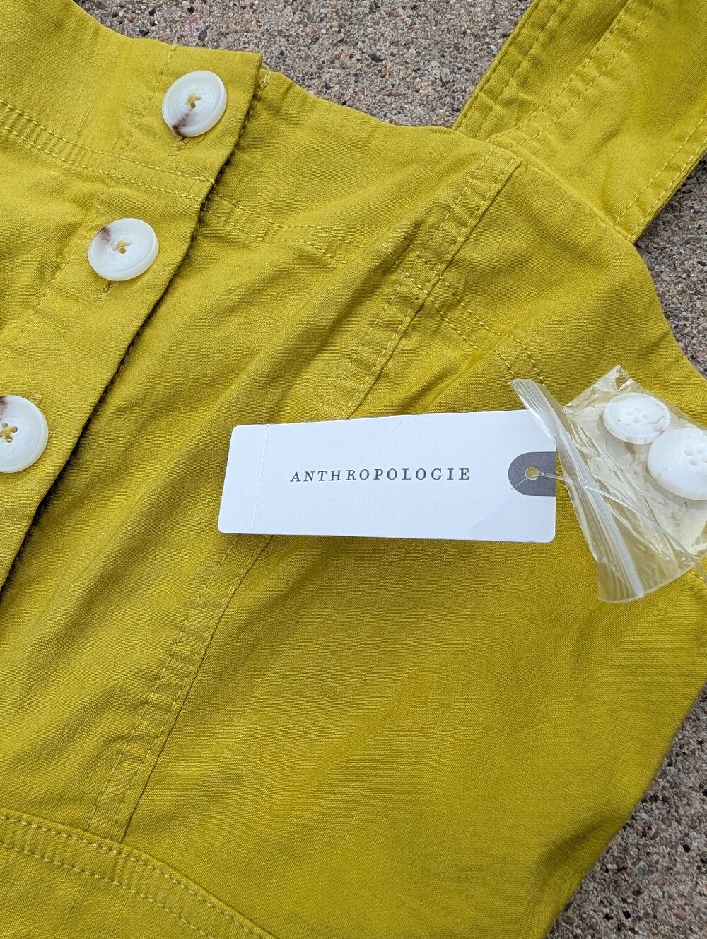 ANTHROPOLOGIE maeve colette jumpsuit chartreuse 6 - Picture 9 of 14